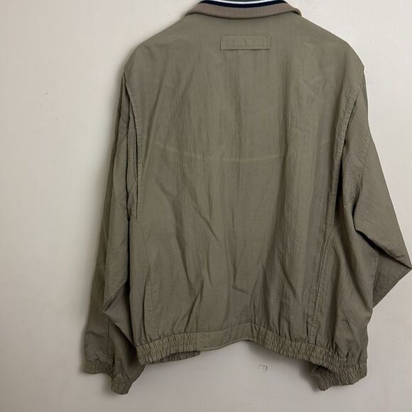 Men’s Nylon Bomber Jacket Knit Collar “Members Only” XL Athleisure Preppy Golf - Picture 2 of 13